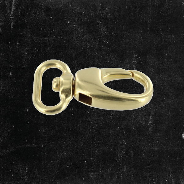 Swivel Lever Snap Solid Brass 5/8"